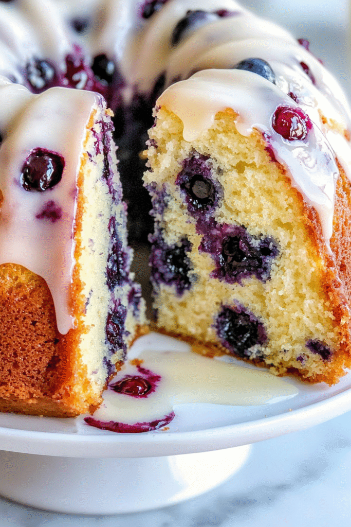 Lemon Blueberry Bundt Cake