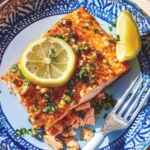 Lemon Garlic Baked Salmon