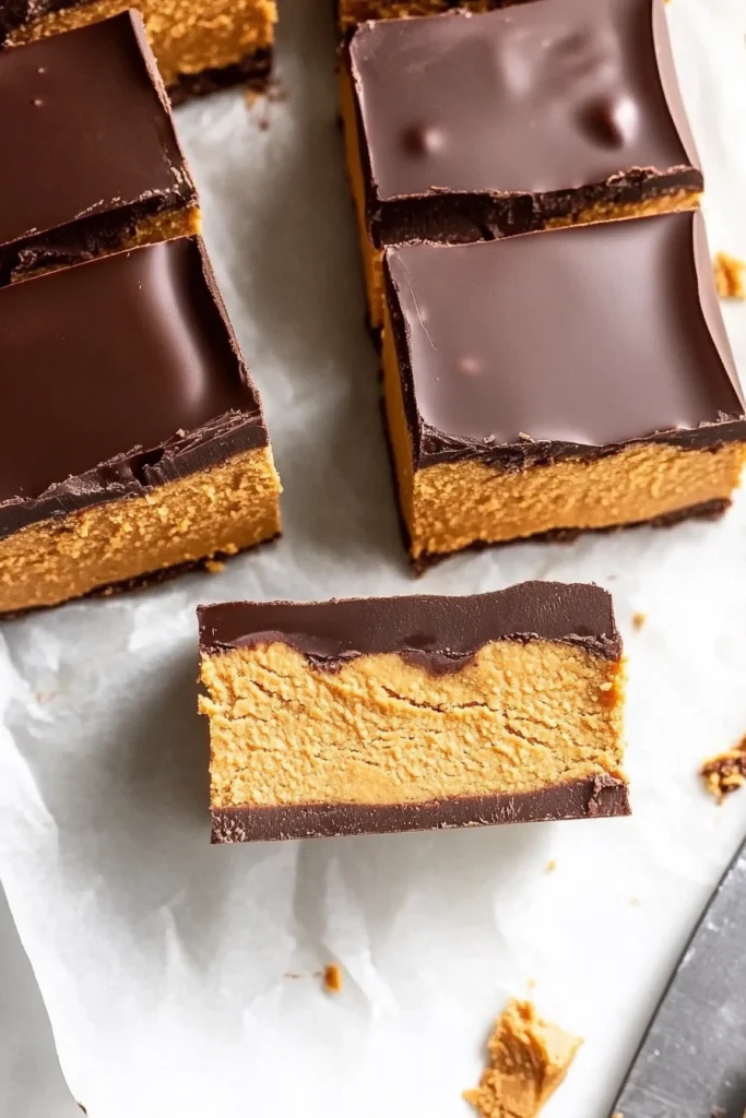 No-Bake Chocolate Peanut Butter Bars