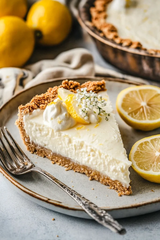 No-Bake Lemon Icebox Pie