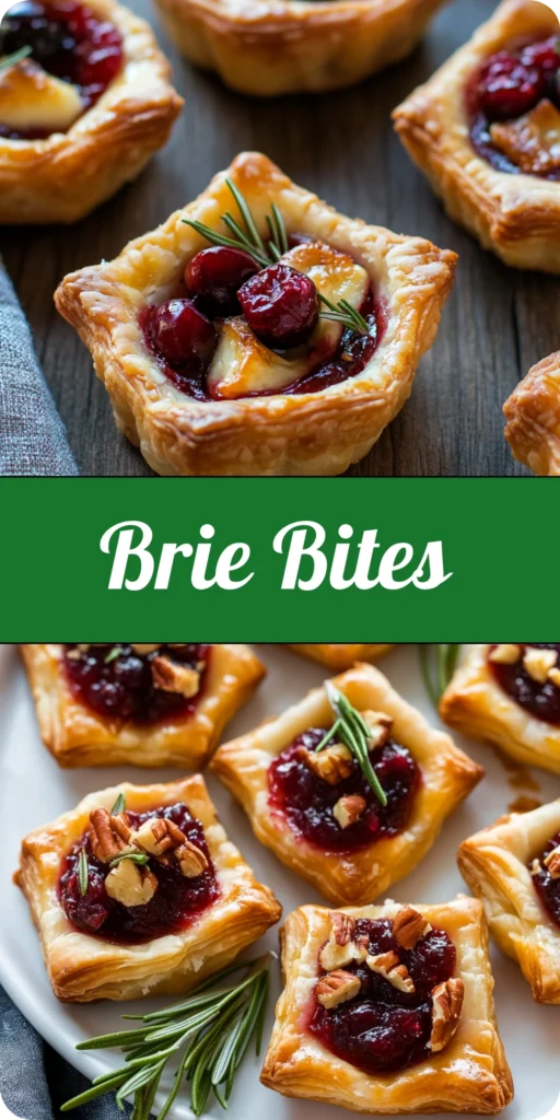Cranberry Brie Bites