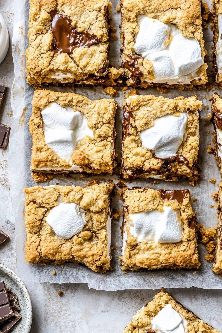 S’mores Cookie Bars