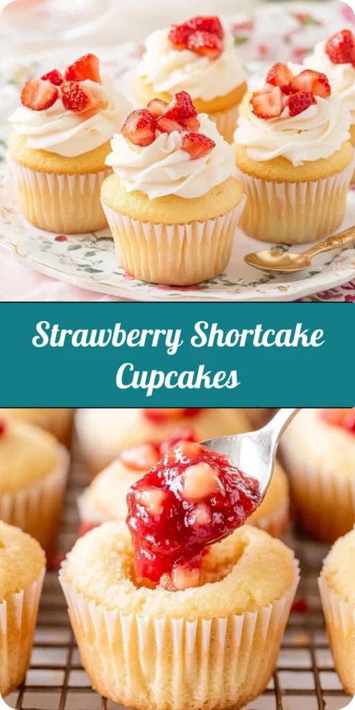 Strawberry Shortcake Cupcakes