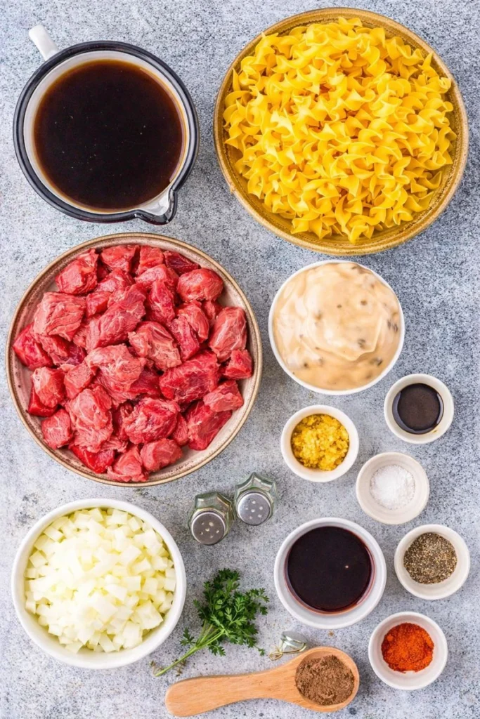 Slow Cooker Beef Stroganoff