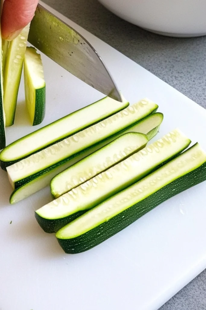 Crispy Parmesan Zucchini Fries