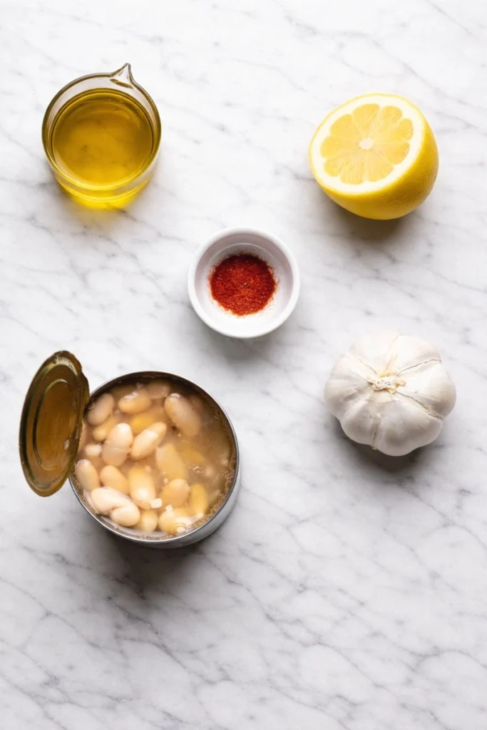 Roasted Garlic White Bean Dip