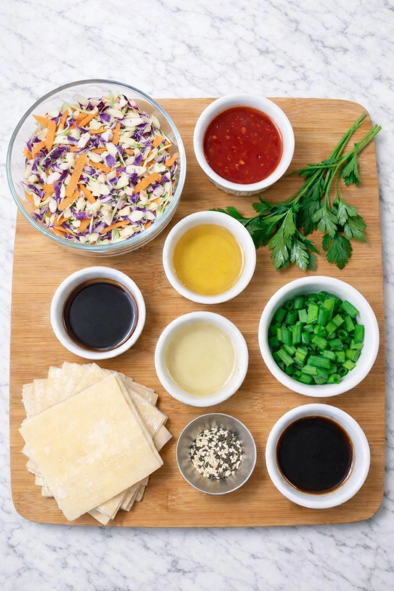 Sweet Chili Chicken Wonton Cups