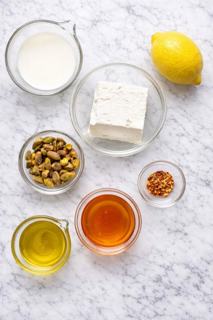 Whipped Feta with Honey and Herbs
