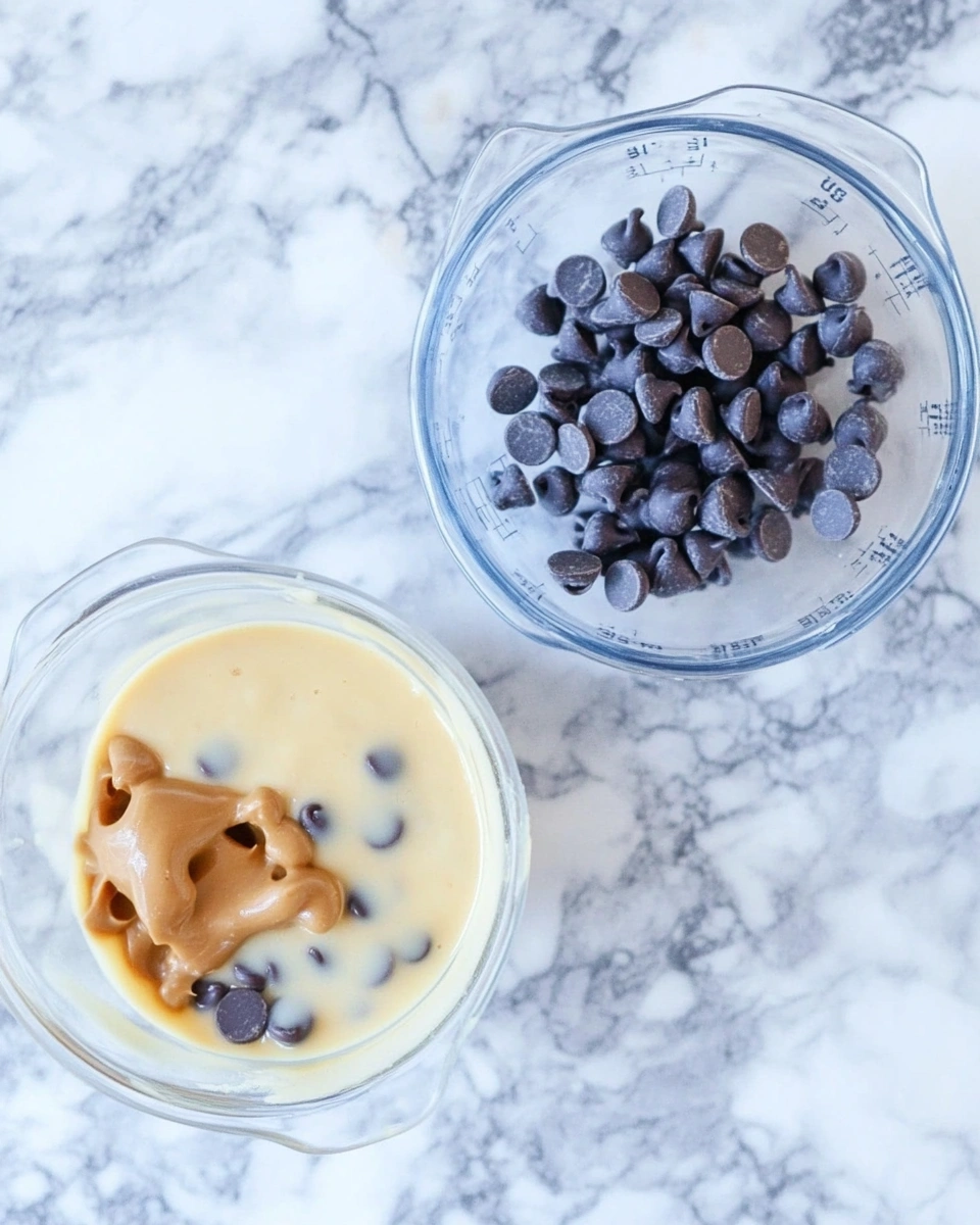 No-Bake Peanut Butter Chocolate Fudge