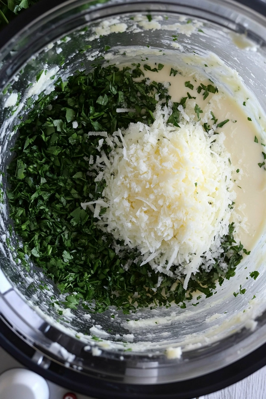 Garlic Herb Cheese Spread with Crackers