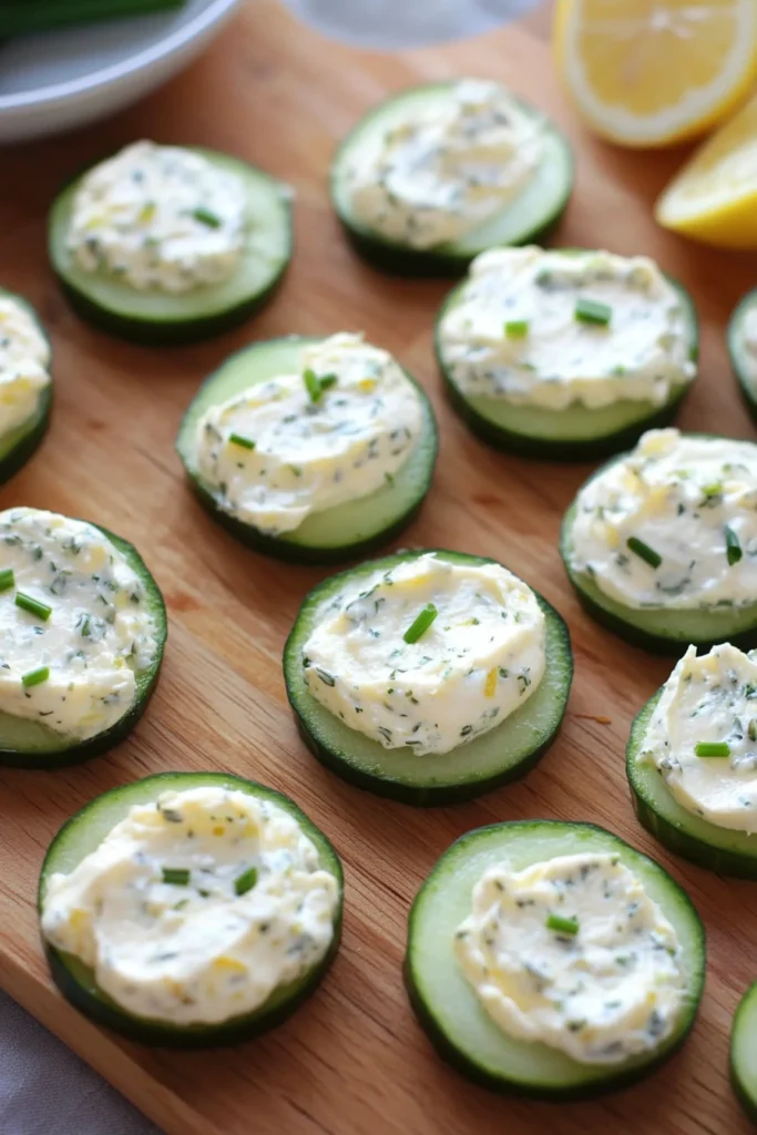 Smoked Salmon Cucumber Bites