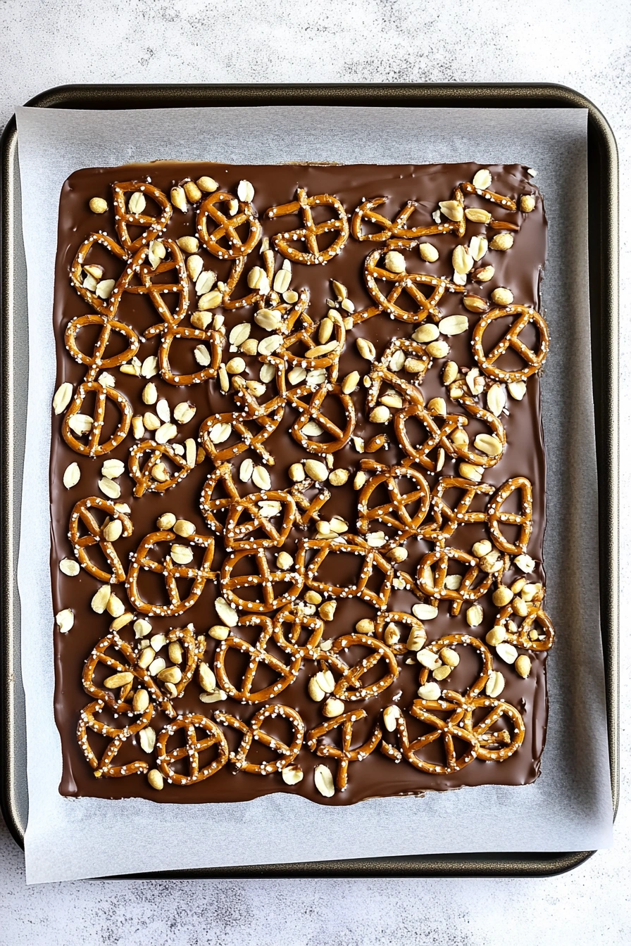 No-Bake Caramel Pretzel Squares