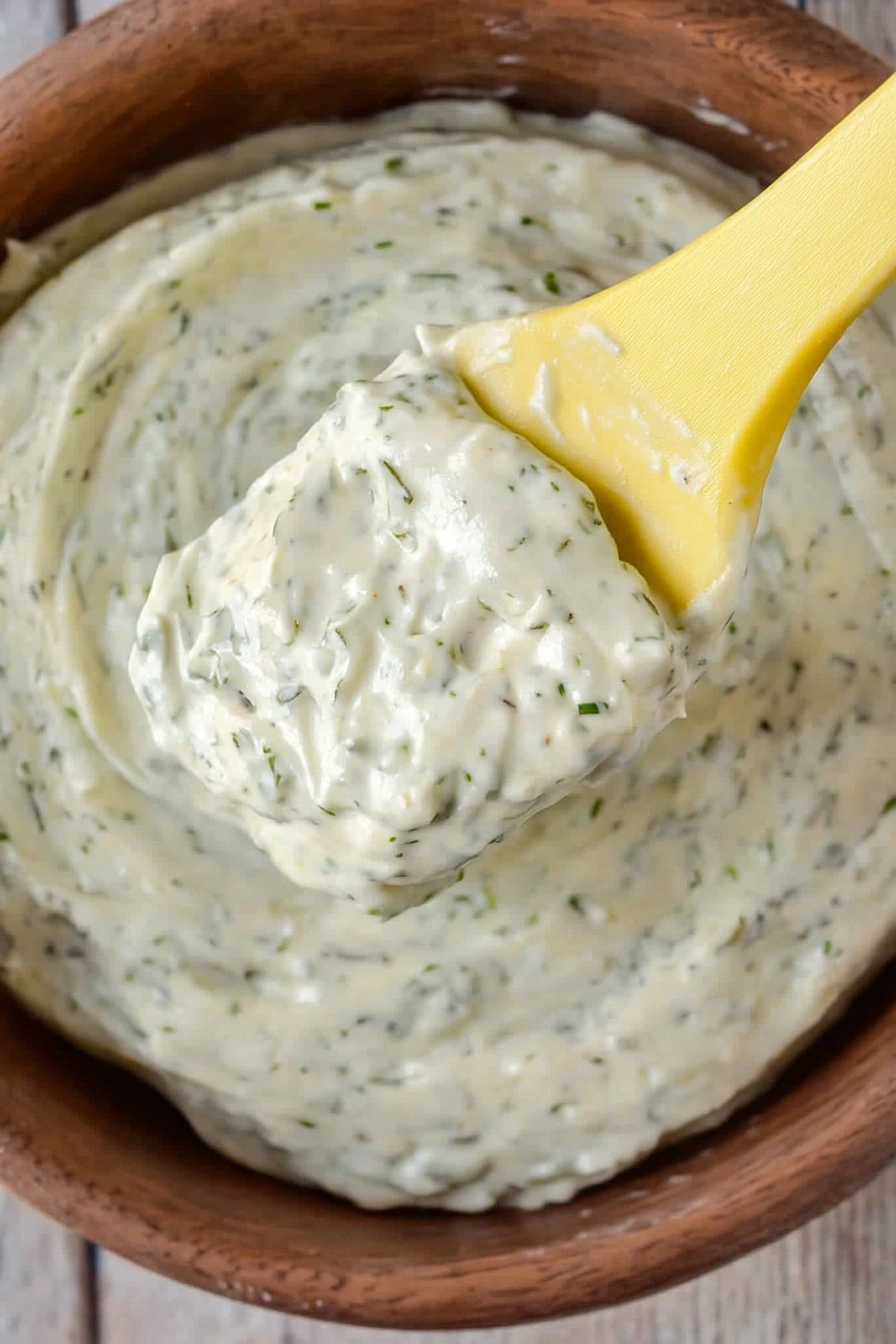 Garlic Herb Cheese Spread with Crackers