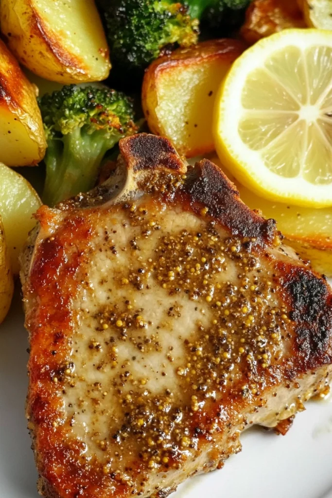 Honey Mustard Baked Pork Chops