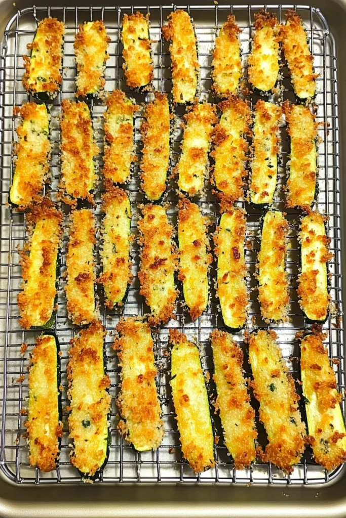 Crispy Parmesan Zucchini Fries