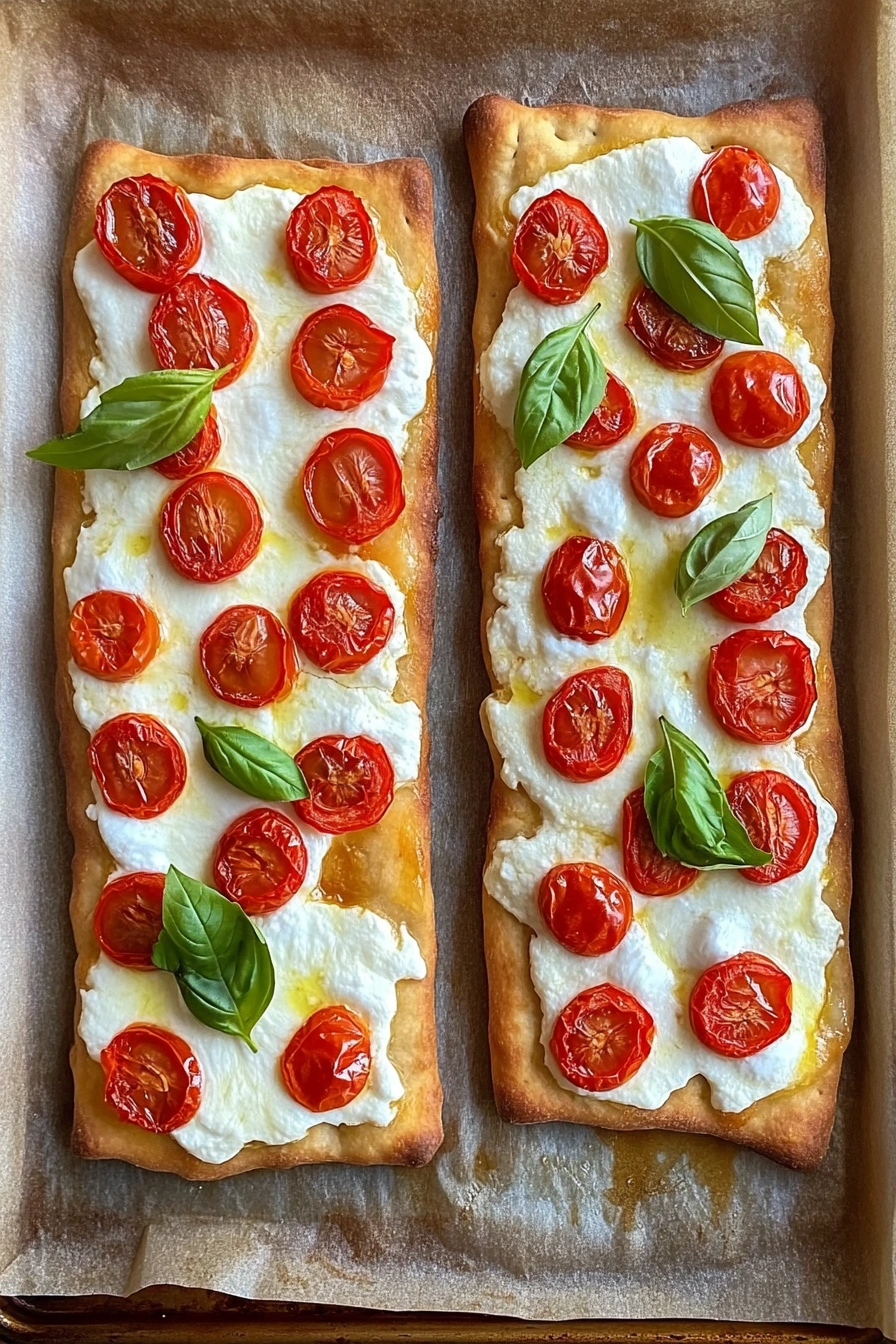 Mini Caprese Flatbreads