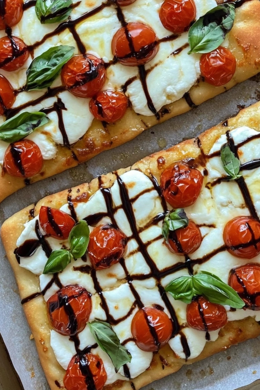 Mini Caprese Flatbreads
