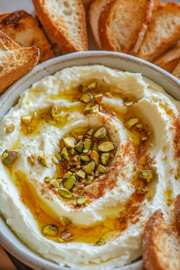 Whipped Feta with Honey and Herbs
