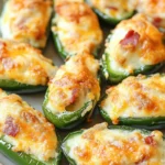 Baked Jalapeño Poppers with Cream Cheese