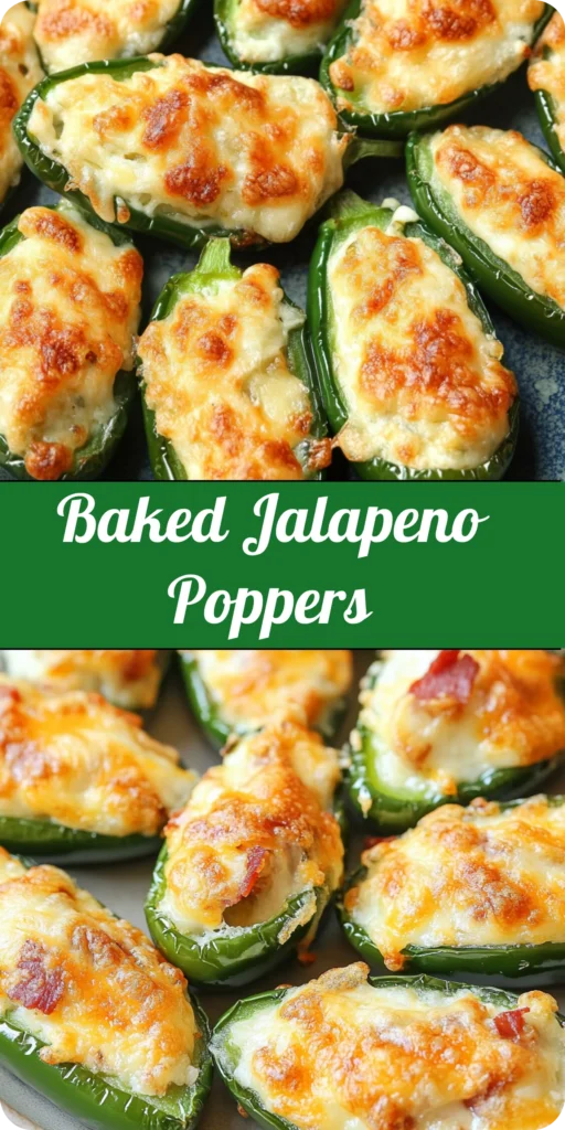 Baked Jalapeño Poppers with Cream Cheese