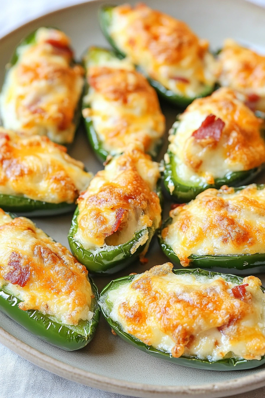 Baked Jalapeño Poppers with Cream Cheese