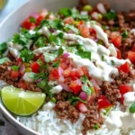 Beef Taco Rice Bowls