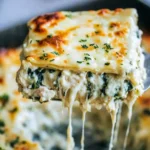 Chicken and Spinach White Lasagna