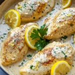 Creamy Lemon Parmesan Chicken Skillet