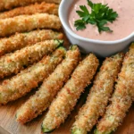 Crispy Parmesan Zucchini Fries