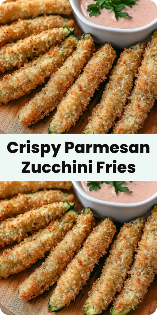 Crispy Parmesan Zucchini Fries