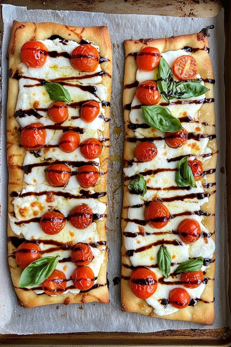 Mini Caprese Flatbreads