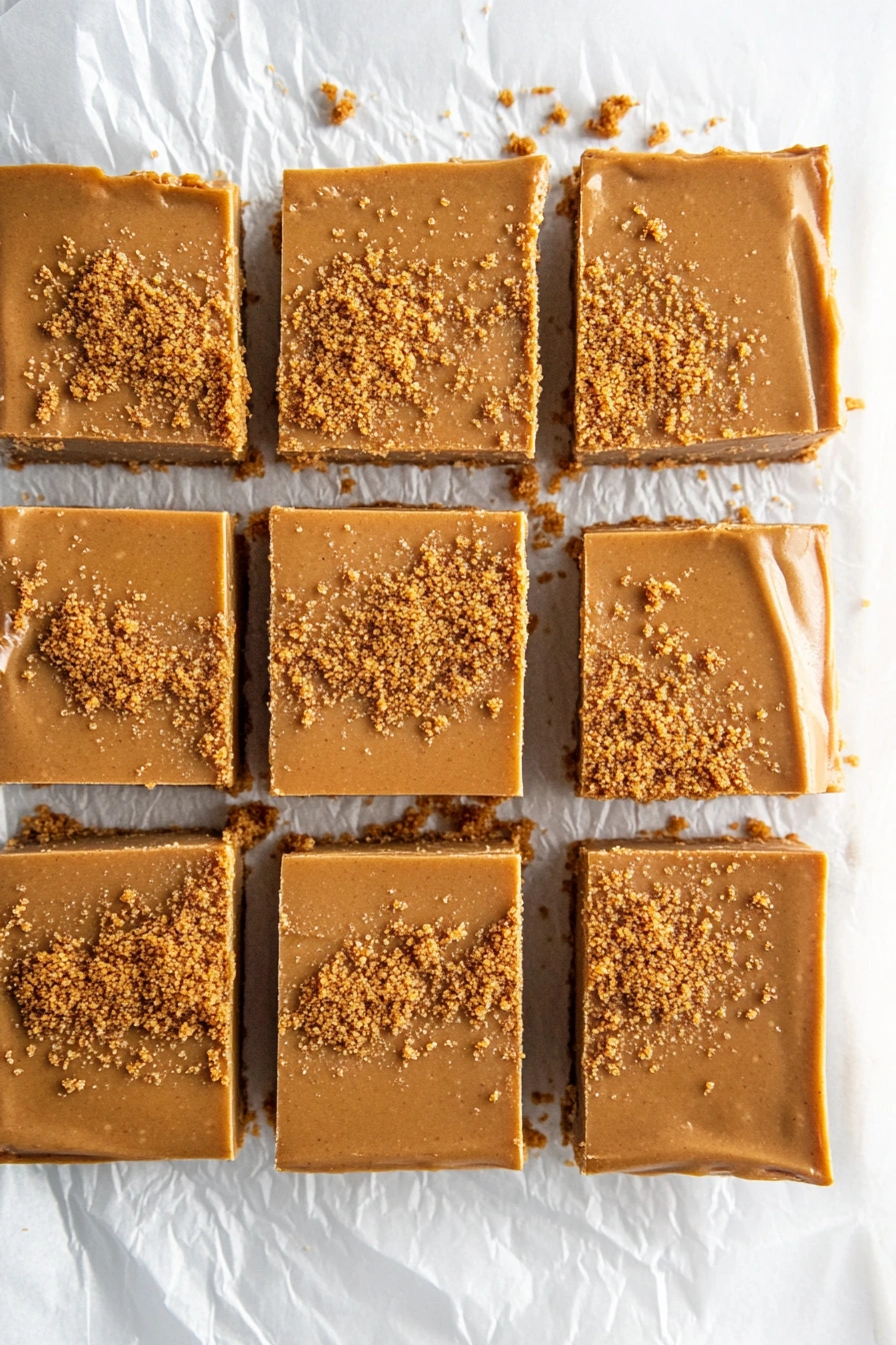 No-Bake Biscoff Cheesecake Bars