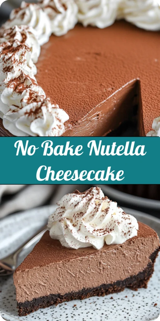 No-Bake Nutella Cheesecake Cups