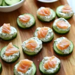 Smoked Salmon Cucumber Bites
