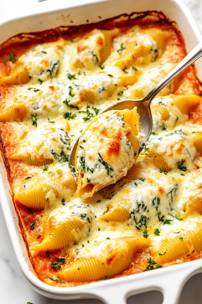 Spinach Ricotta Stuffed Shells