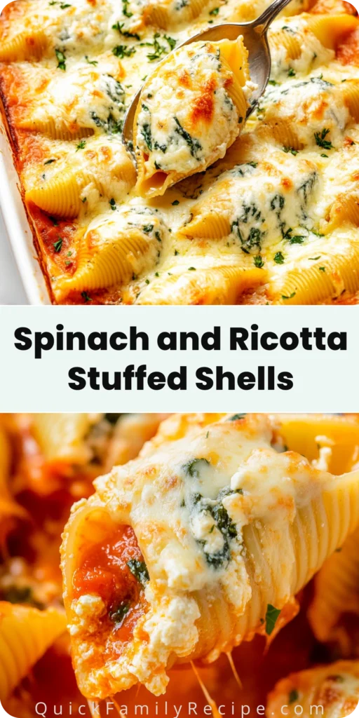 Spinach Ricotta Stuffed Shells