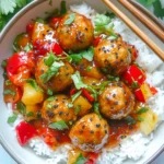 Sweet and Sour Chicken Meatballs