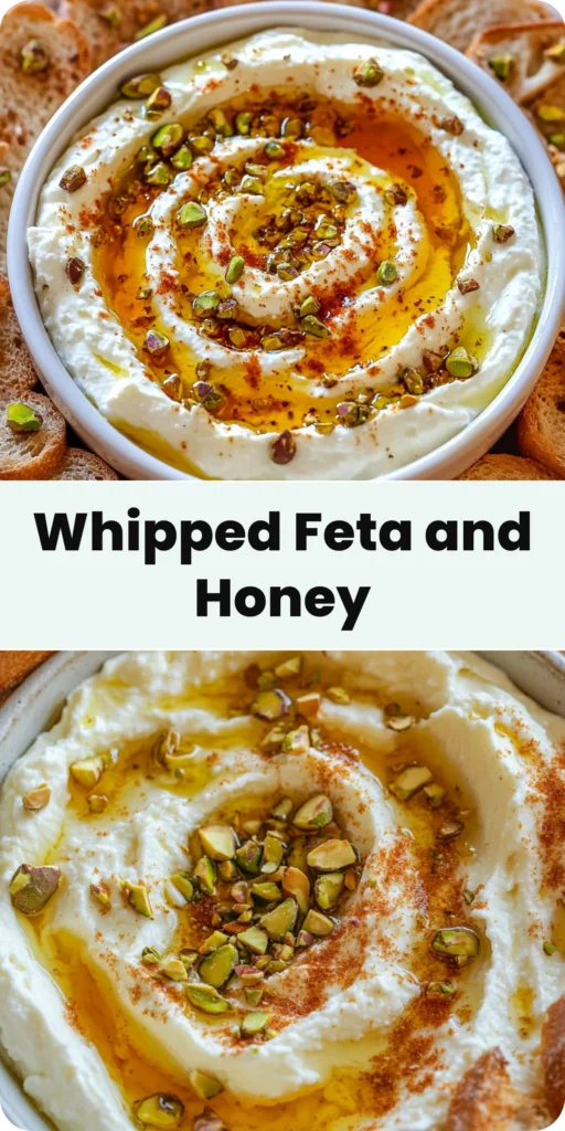 Whipped Feta with Honey and Herbs