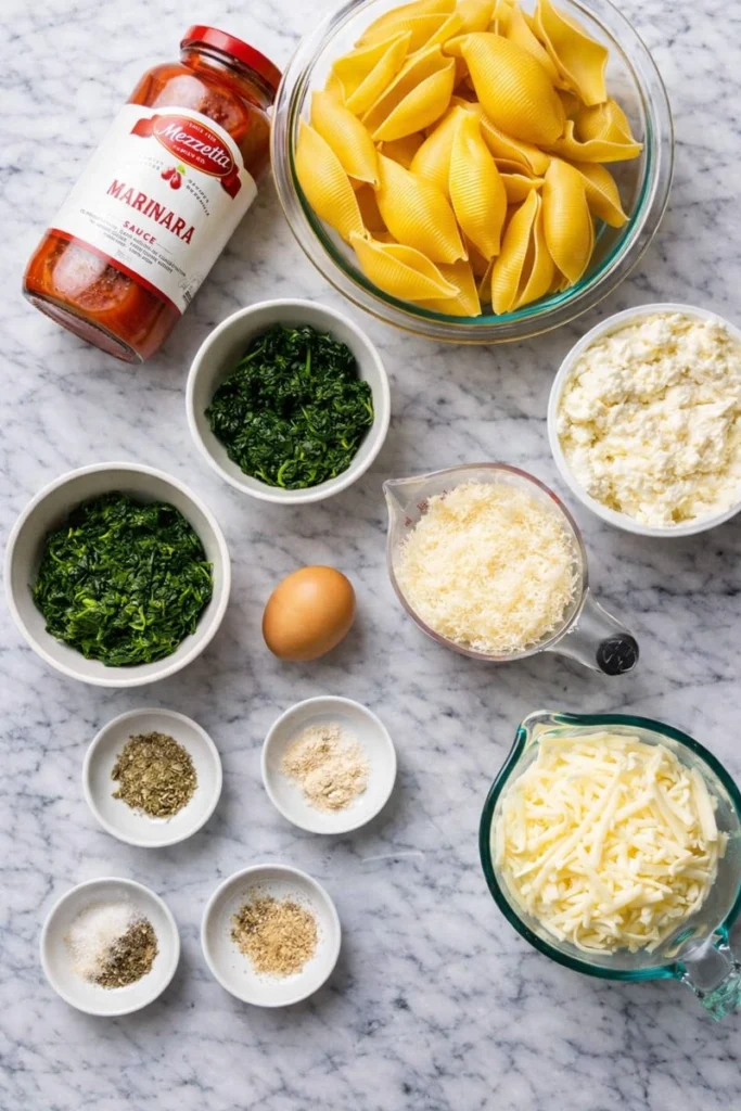 Spinach Ricotta Stuffed Shells