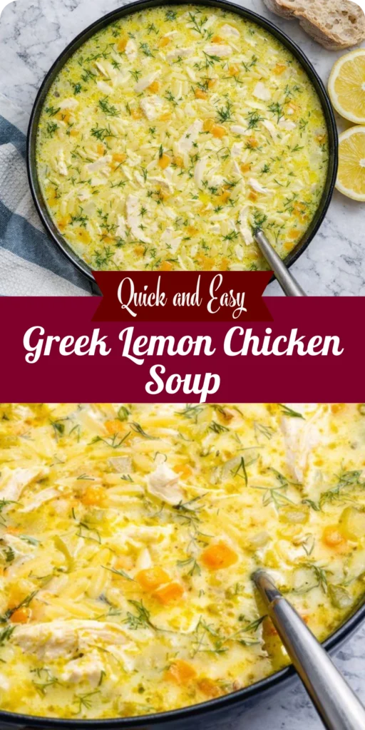 Greek Lemon Chicken Soup