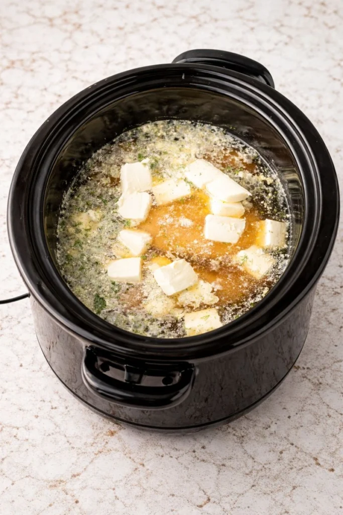 Slow Cooker Crack Chicken Soup