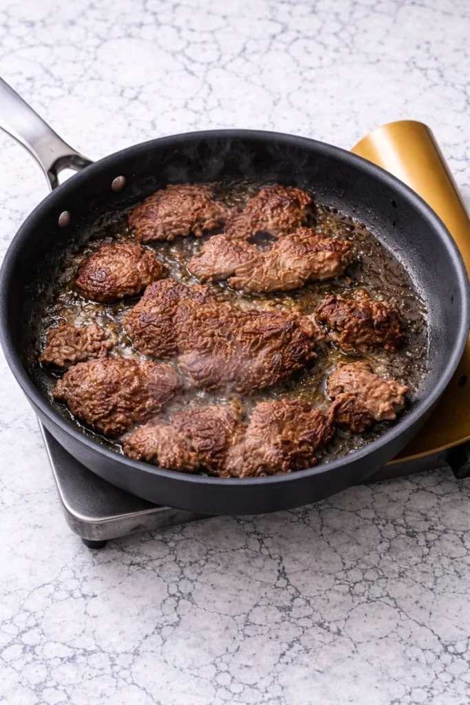 Creamy Beef and Shells