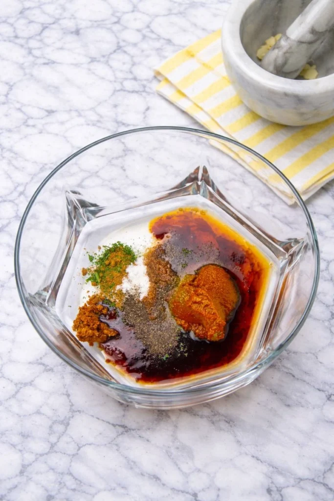 Peruvian Grilled Chicken with Creamy Green Sauce