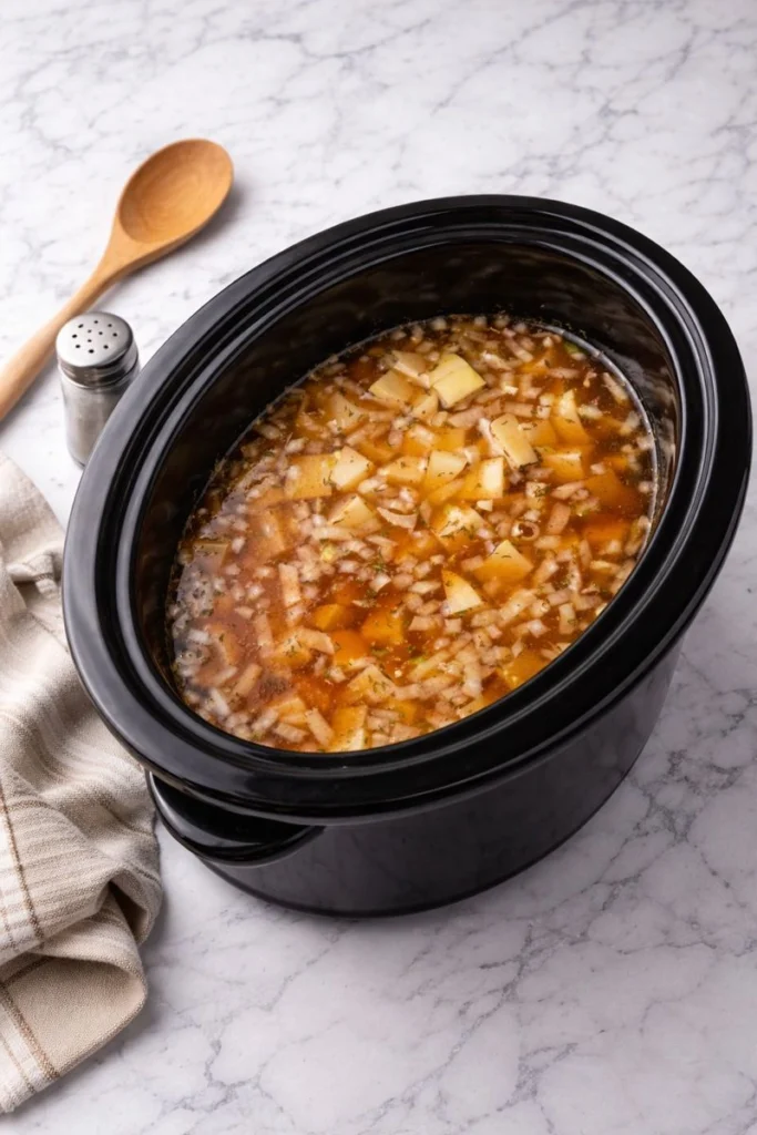Crockpot Loaded Baked Potato Soup