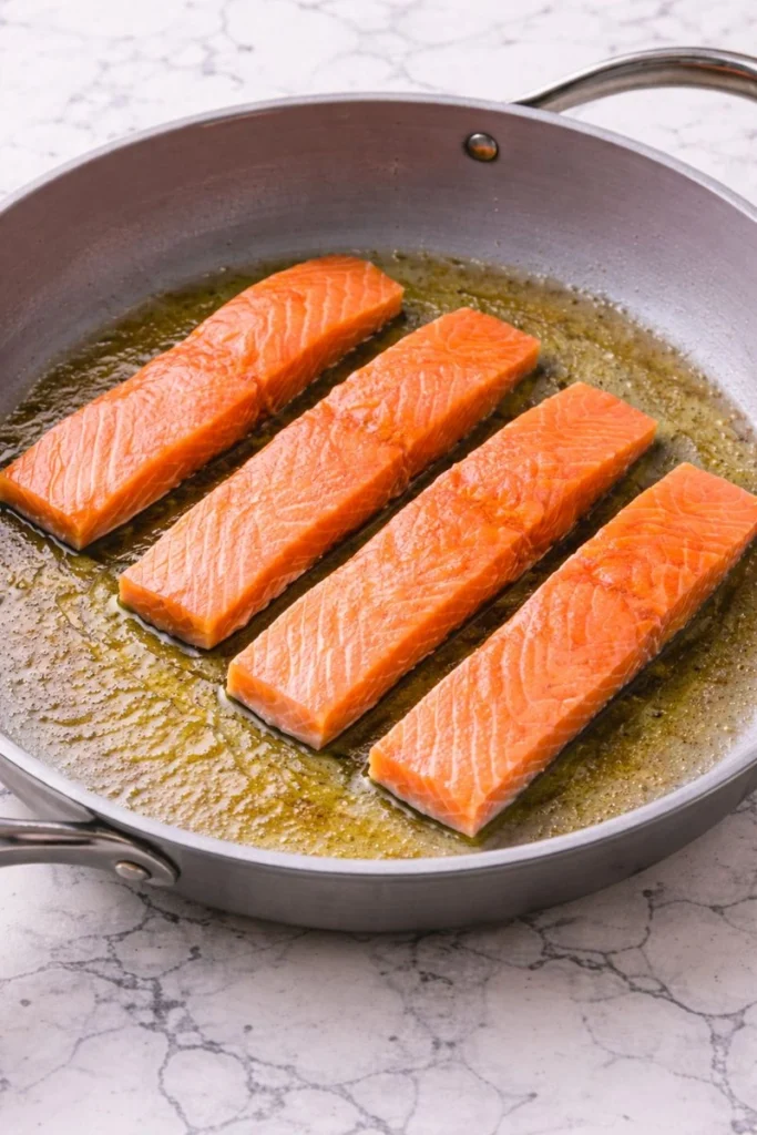 Salmon with Lemon Orzo