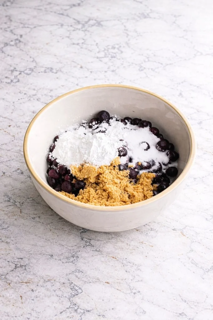 Crockpot Blueberry Peach Cobbler