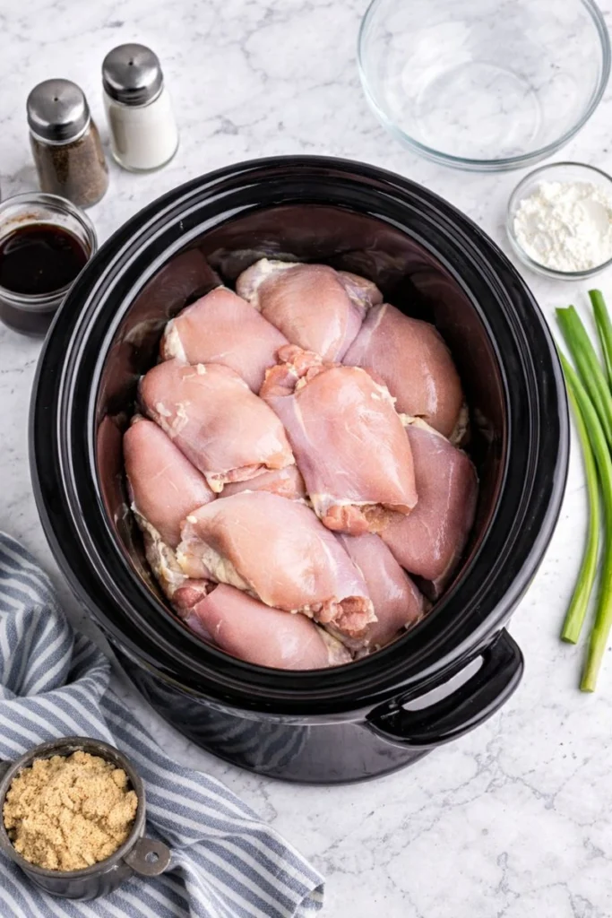 Crock Pot Bourbon Chicken