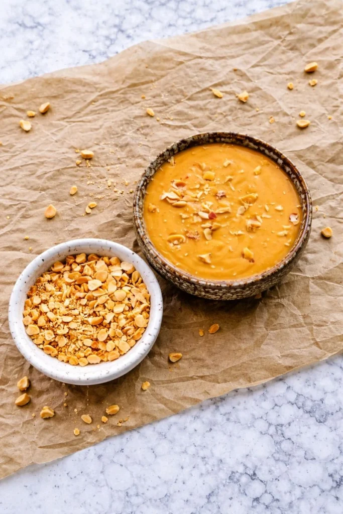 Vegetable Spring Rolls with Peanut Sauce