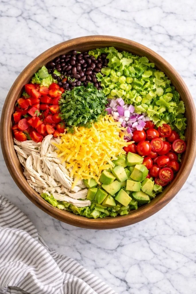 High Protein Southwest Chicken Salad