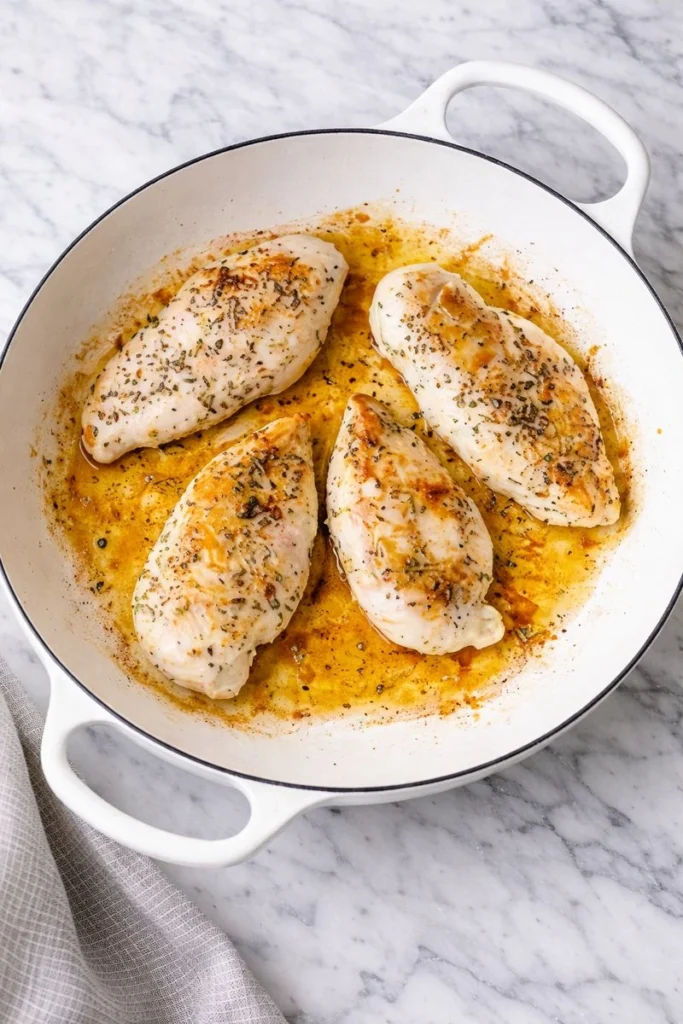 Creamy High-Protein Tuscan Chicken Skillet